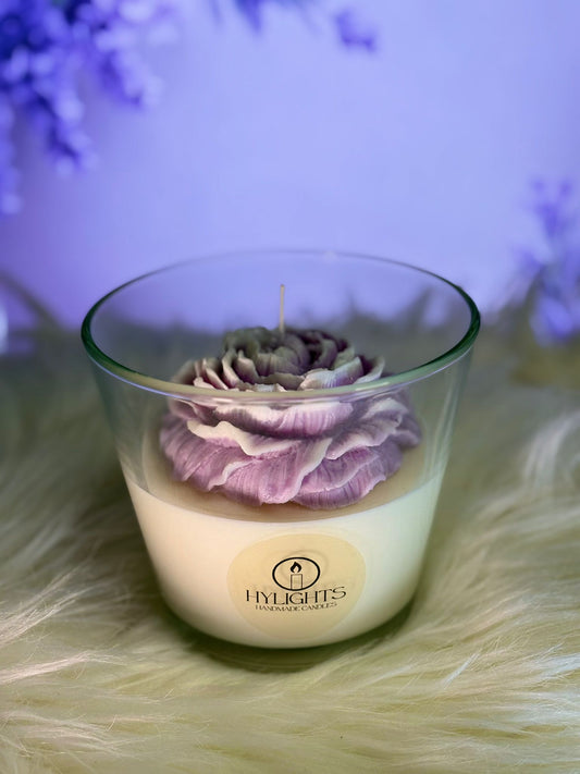 Violet Floral Glow