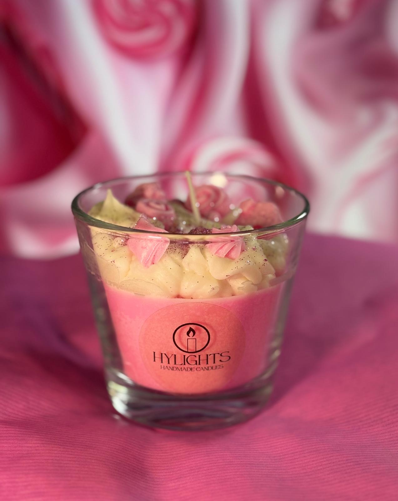 Pink Candy Candle